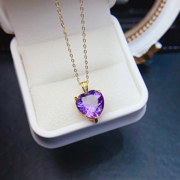 Purple Amethyst Pendant-ToShay.org