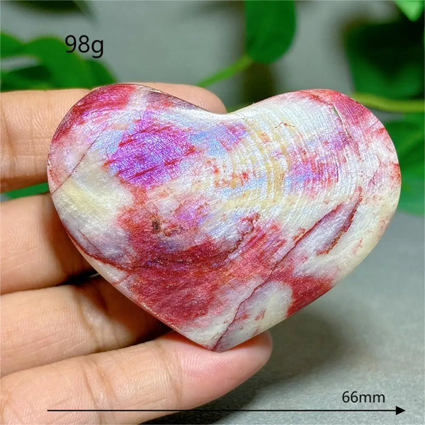 Red Moonstone Heart-ToShay.org