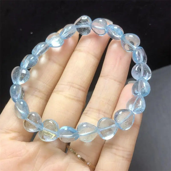 Blue Topaz Heart Bracelet-ToShay.org