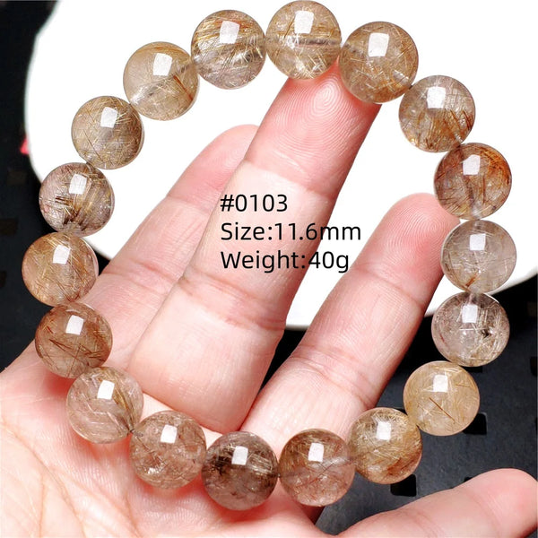 Silver Rutilated Quartz Bracelet-ToShay.org