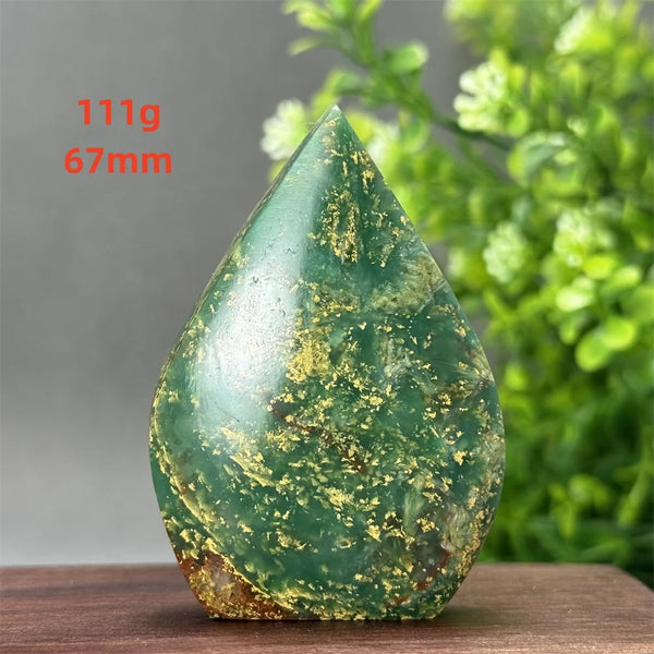Green Emerald Agate Torch-ToShay.org