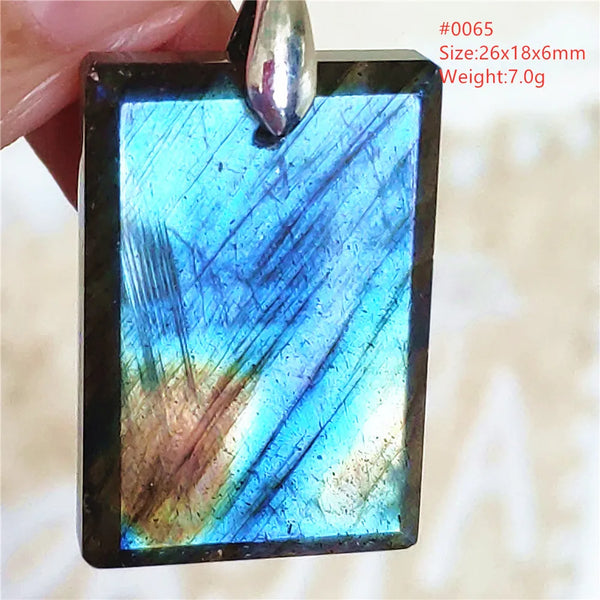 Blue Light Labradorite Pendant-ToShay.org