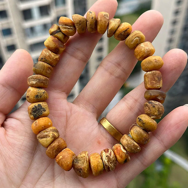 Yellow Amber Bracelet-ToShay.org