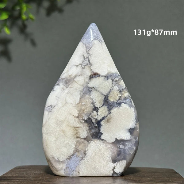 Blue Cherry Agate Torch-ToShay.org