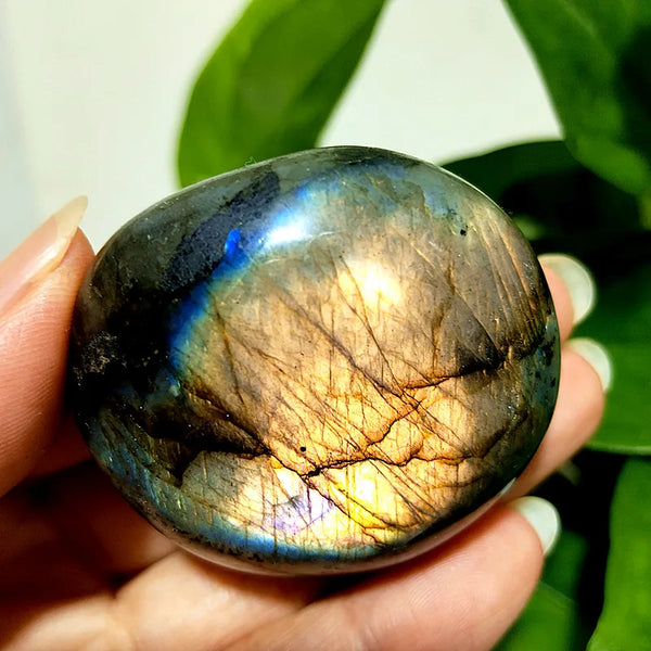 Blue Labradorite Palm Stones-ToShay.org