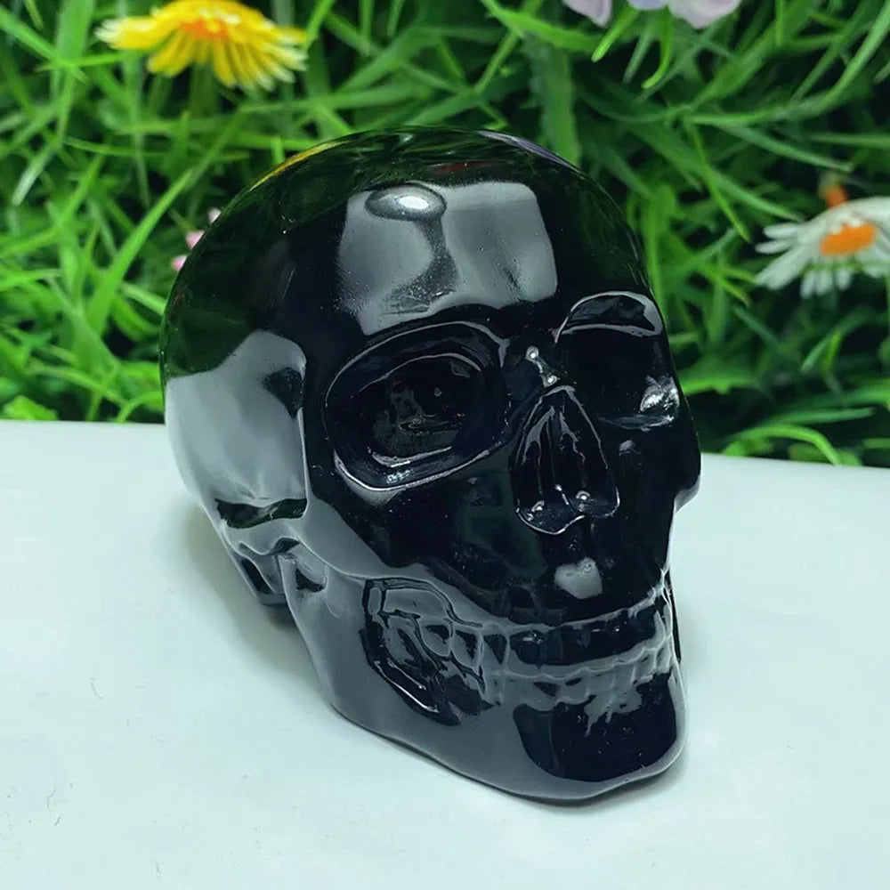 Black Obsidian Skull-ToShay.org