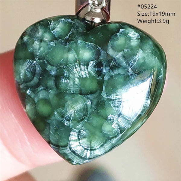 Green Seraphinite Pendant-ToShay.org