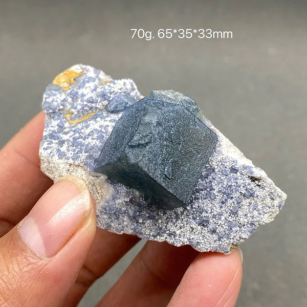 Blue Fluorite Crystal-ToShay.org