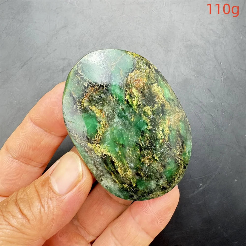 Green Verdite Palm Stone-ToShay.org