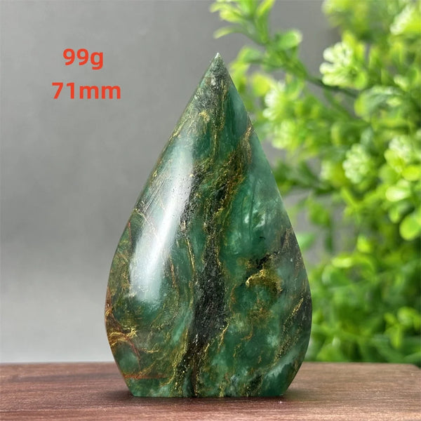 Green Emerald Agate Torch-ToShay.org