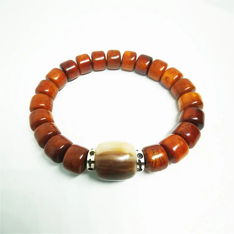 Tibetan Barrel Ox Horn Bracelet-ToShay.org