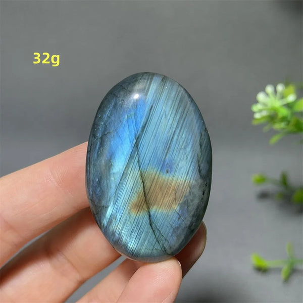 Blue Labrador Palm Stone-ToShay.org