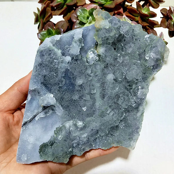 Blue Fluorite Crystal-ToShay.org