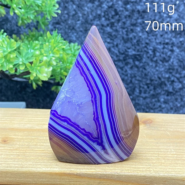 Purple Agate Torch-ToShay.org