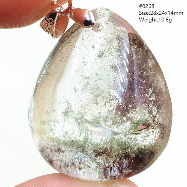 Green Phantom Quartz Pendant-ToShay.org