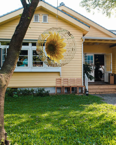 Sunflower Wind Spinner-ToShay.org