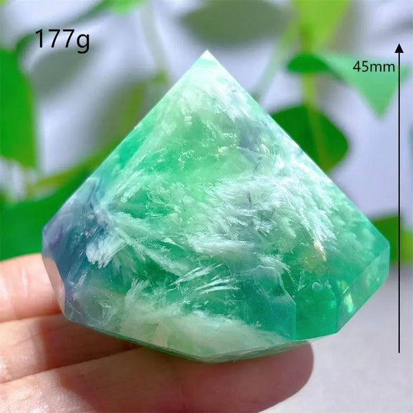 Rainbow Fluorite Diamond-ToShay.org