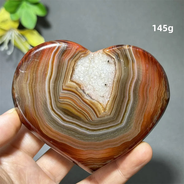 Purple Agate Geode Heart-ToShay.org