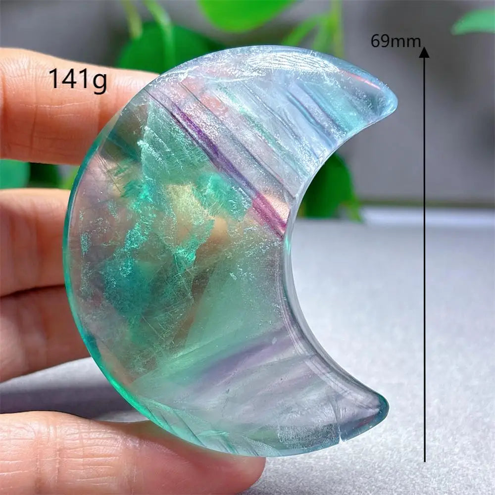 Rainbow Fluorite Moon-ToShay.org