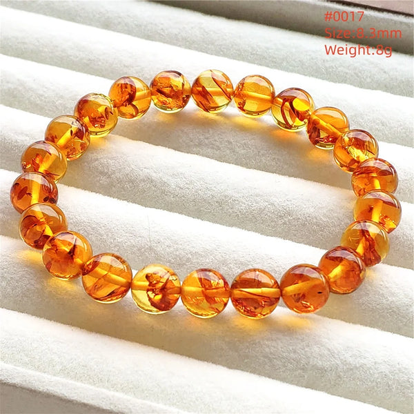 Yellow Amber Bead Bracelet-ToShay.org