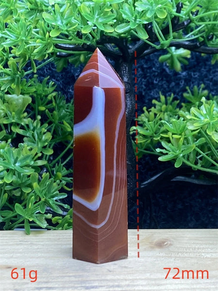 Orange Carnelian Wand-ToShay.org