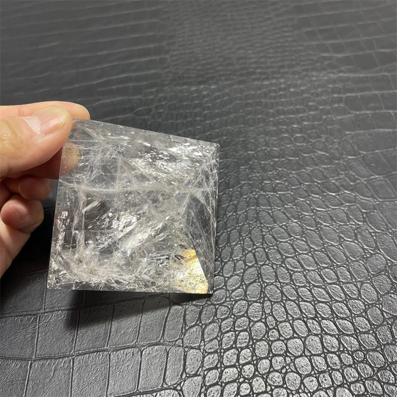 Clear Crystal Pyramid-ToShay.org