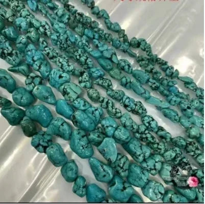 Mixed Howlite Nugget Beads-ToShay.org