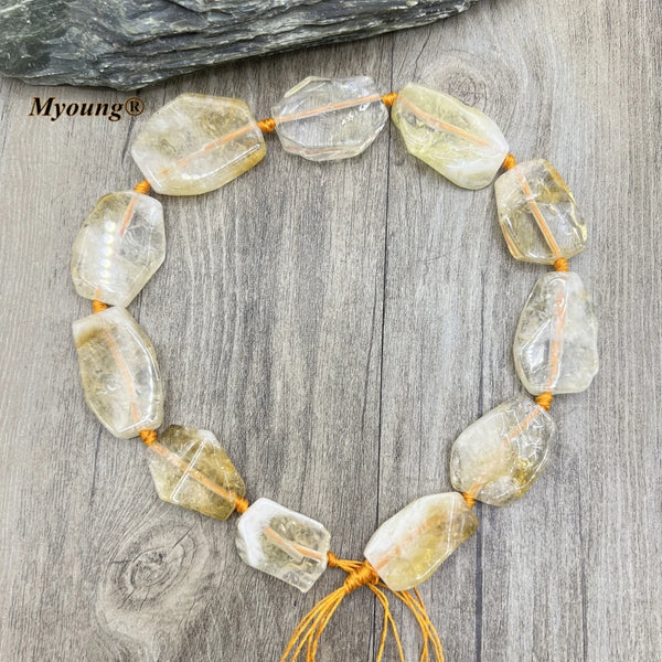 Mixed Quartz Crystal Slice Beads-ToShay.org