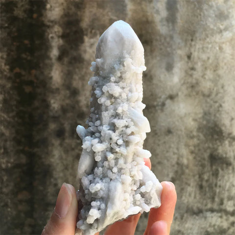 White Fluorite Point Cluster-ToShay.org