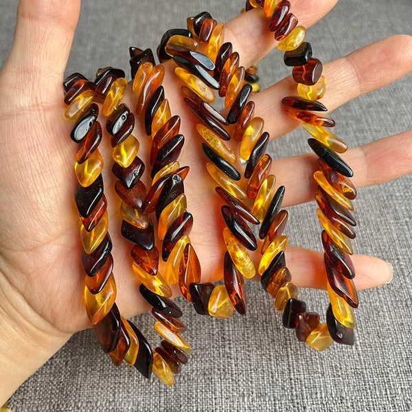 Yellow Amber Necklace-ToShay.org