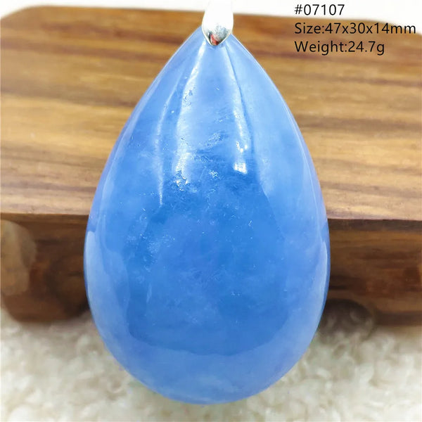 Blue Aquamarine Pendant-ToShay.org