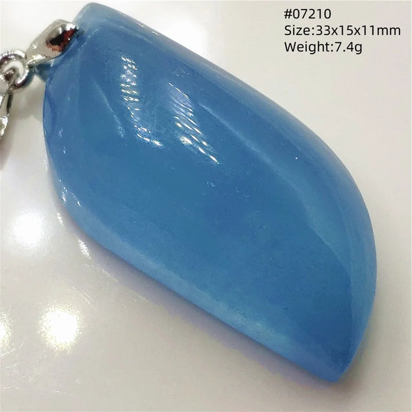 Blue Aquamarine Pendant-ToShay.org