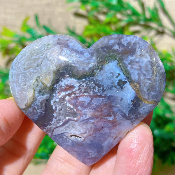 Green Moss Agate Heart-ToShay.org