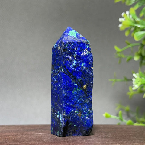 Blue Azurite Wand-ToShay.org