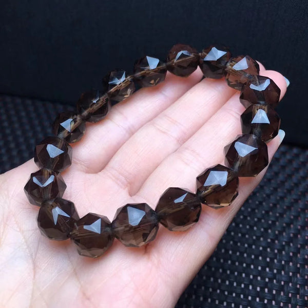 Brown Smoky Quartz Bracelet-ToShay.org