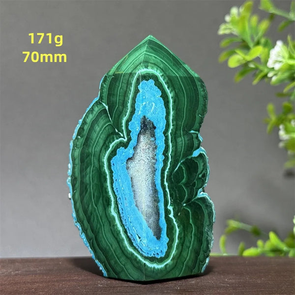 Blue Chrysocolla Tower-ToShay.org