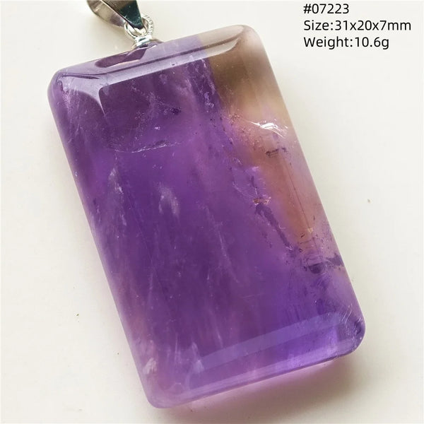 Purple Yellow Ametrine Pendant-ToShay.org