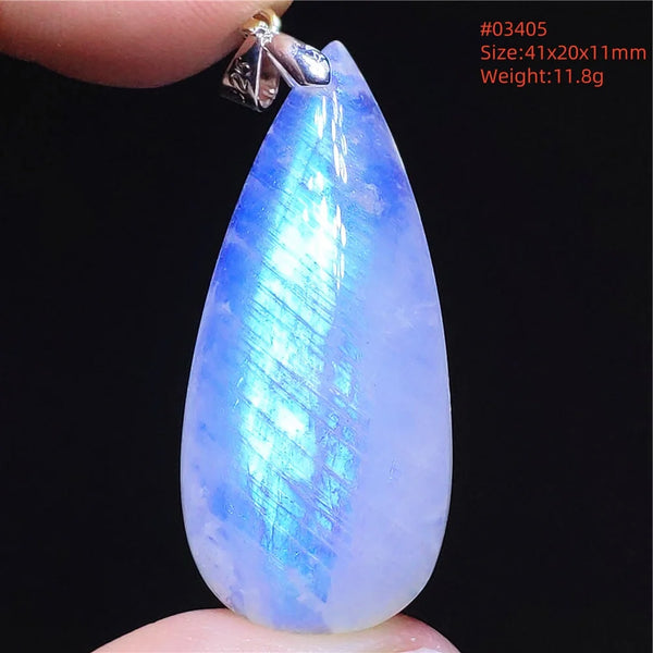 Blue Light Moonstone Pendant-ToShay.org