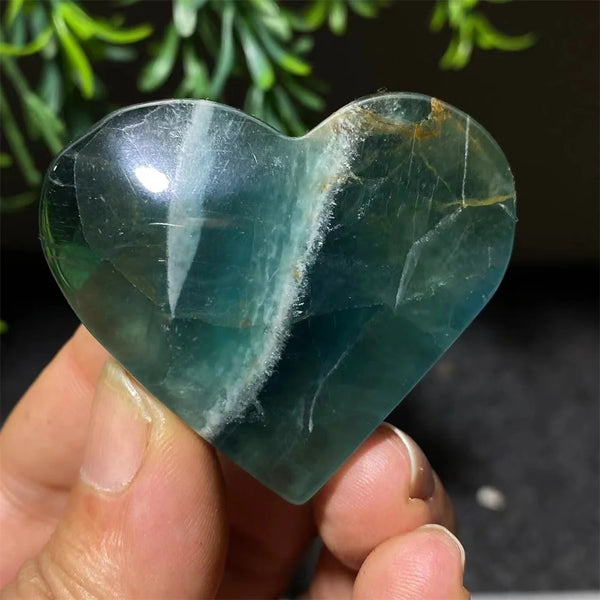 Blue Fluorite Heart-ToShay.org
