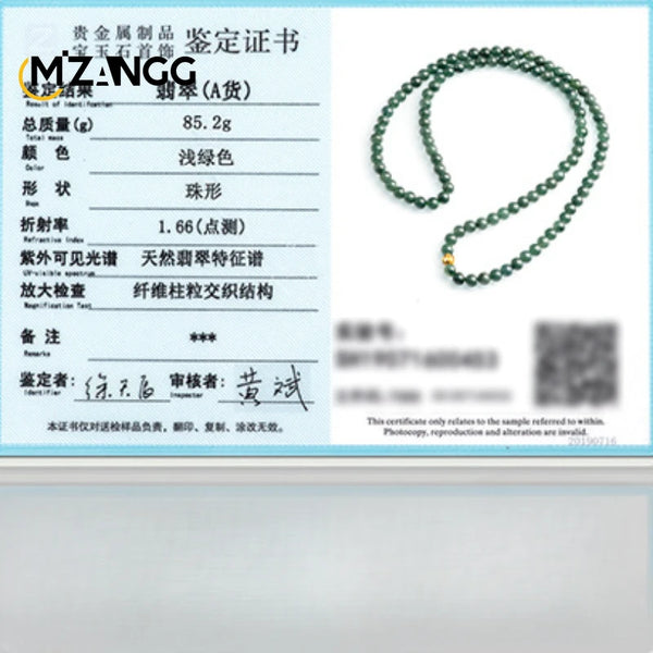 Green Jadeite Necklace-ToShay.org