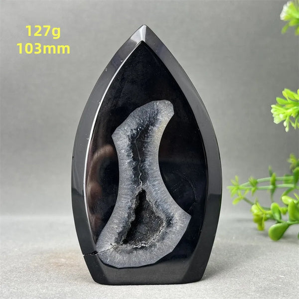 Black Onyx Geode Torch-ToShay.org