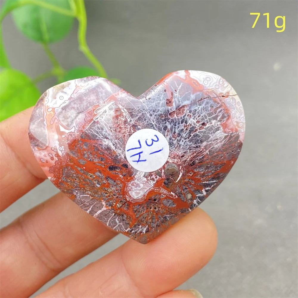 Red Agate Heart-ToShay.org