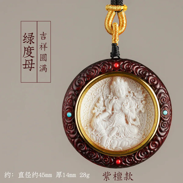 Sandalwood Buddha Pendant-ToShay.org