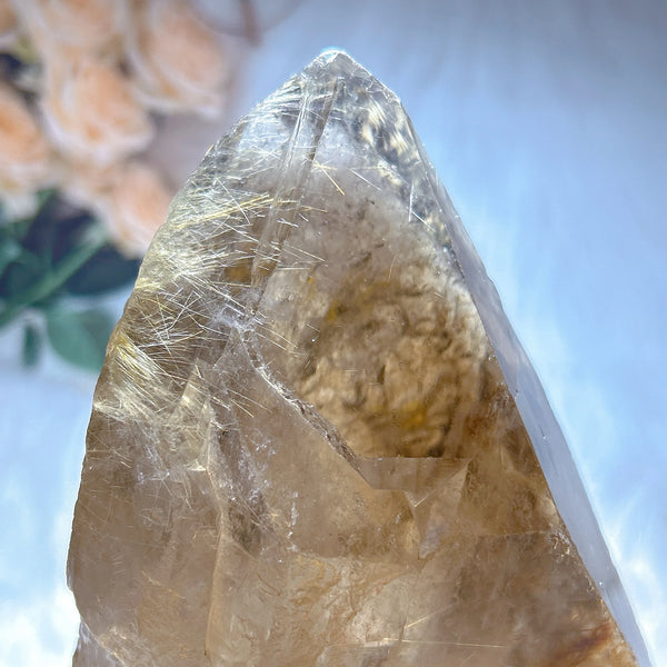 Smokey Rutilated Quartz Tower-ToShay.org