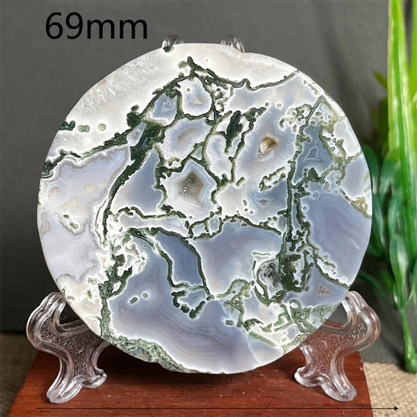 Green Moss Agate Plate-ToShay.org
