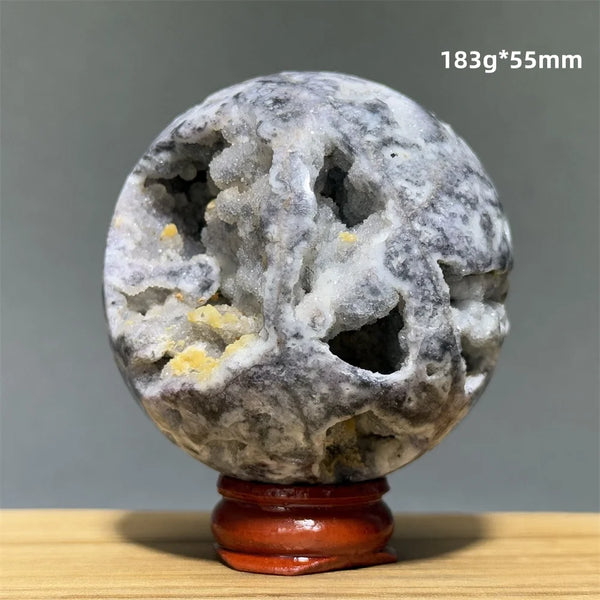 Purple Sphalerite Ball-ToShay.org