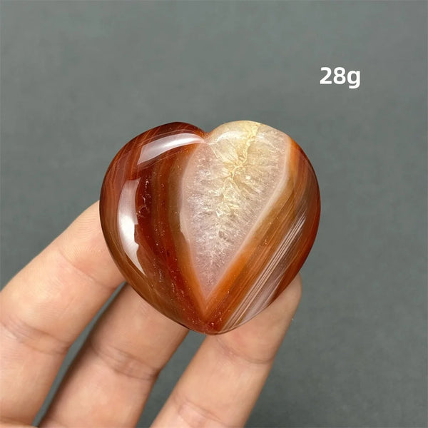 Orange Carnelian Heart-ToShay.org