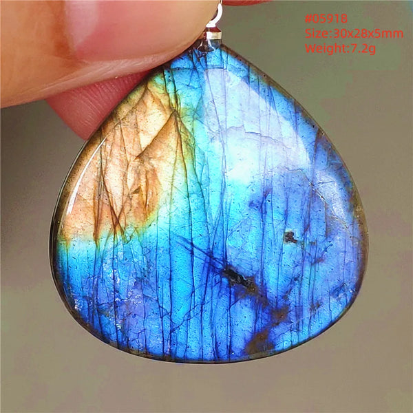 Blue Light Labradorite Pendant-ToShay.org