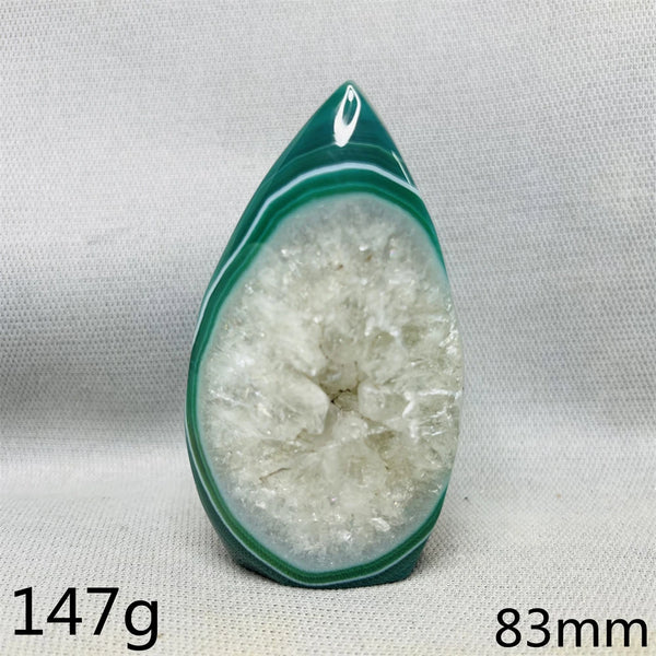 Green Cherry Blossom Agate Flame-ToShay.org