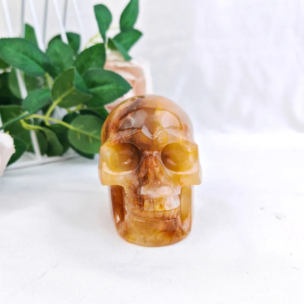 Yellow Golden Healer Skull-ToShay.org